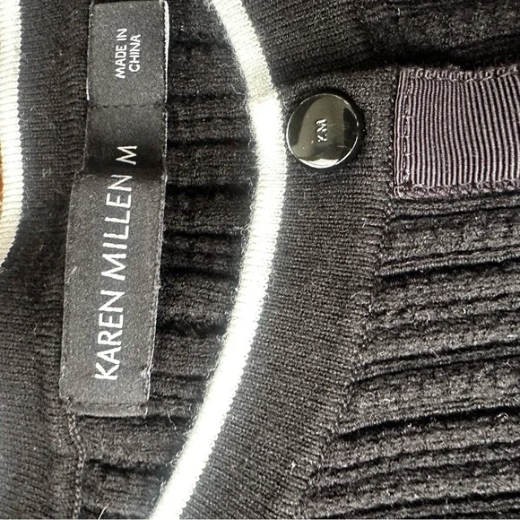 KAREN MILLEN Ruffled Hem Knit Cardigan - Picture 7 of 7